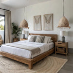 Molokai Seagrass Pendant Light - Handwoven Organic Seagrass