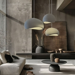Nalia Grey Resin Pendant Light Bundle Set of 3 – Polyester Resin