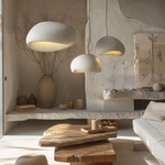 Nalia White Pendant Light Bundle Set of 3 – Polyester Resin
