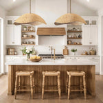 Nantucket Rattan Pendant Light – Sculptural Woven Design