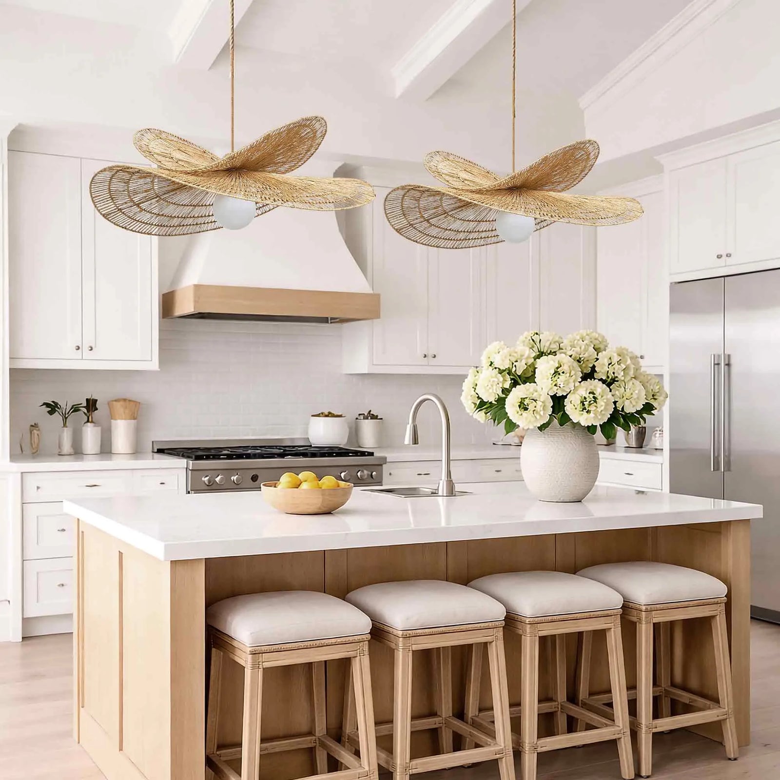 Wicker Pendant Light