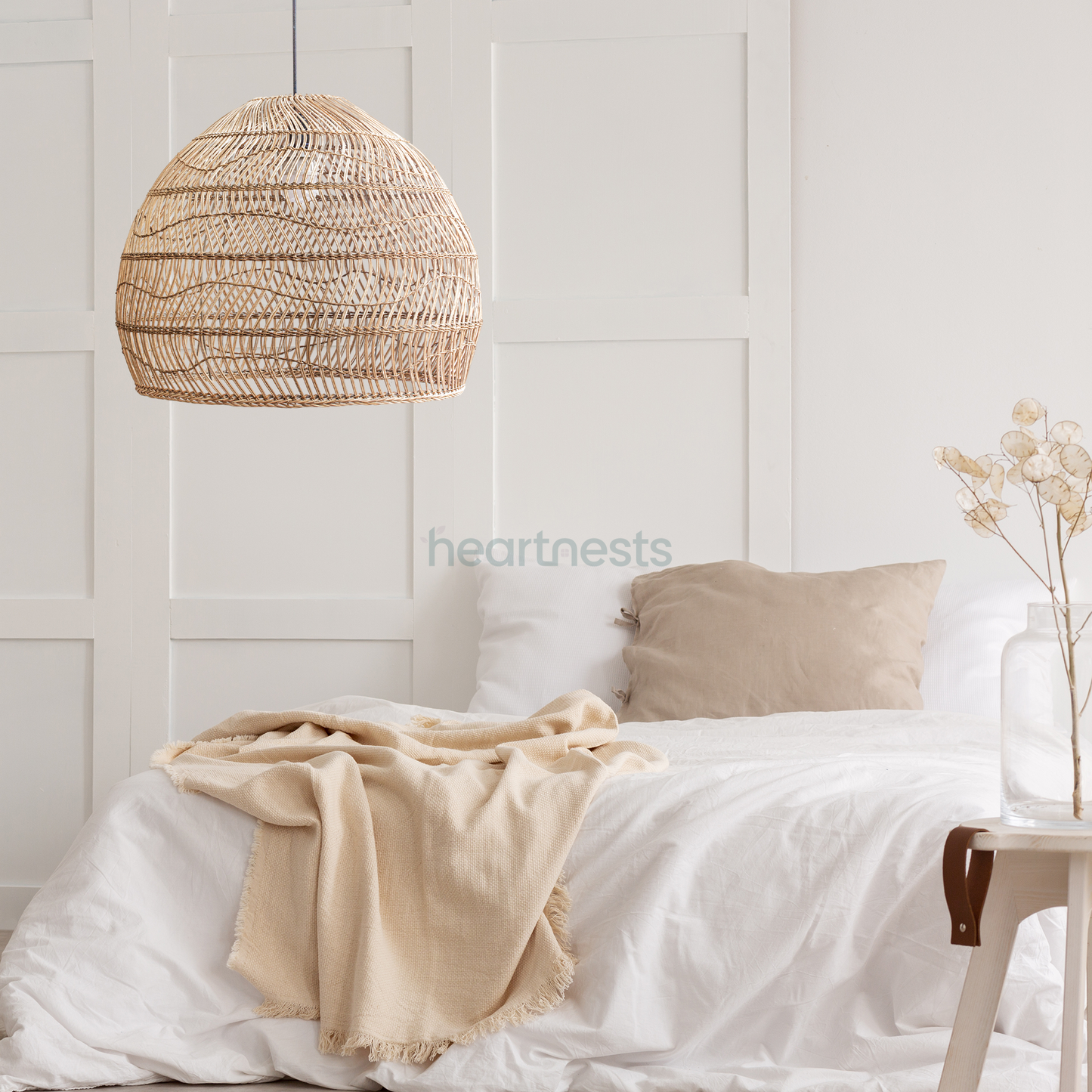 Timea Rattan Pendant Light - Available in 5 sizes- 23.6''/17.7''/15.6''/21.6''/15.7''