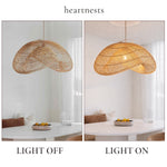 Amelia Rattan Pendant Light - Handwoven Cane Rattan