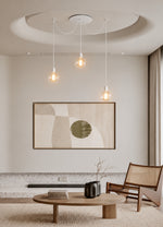 Large 3-Light Round Ceiling Rose – 200 mm
