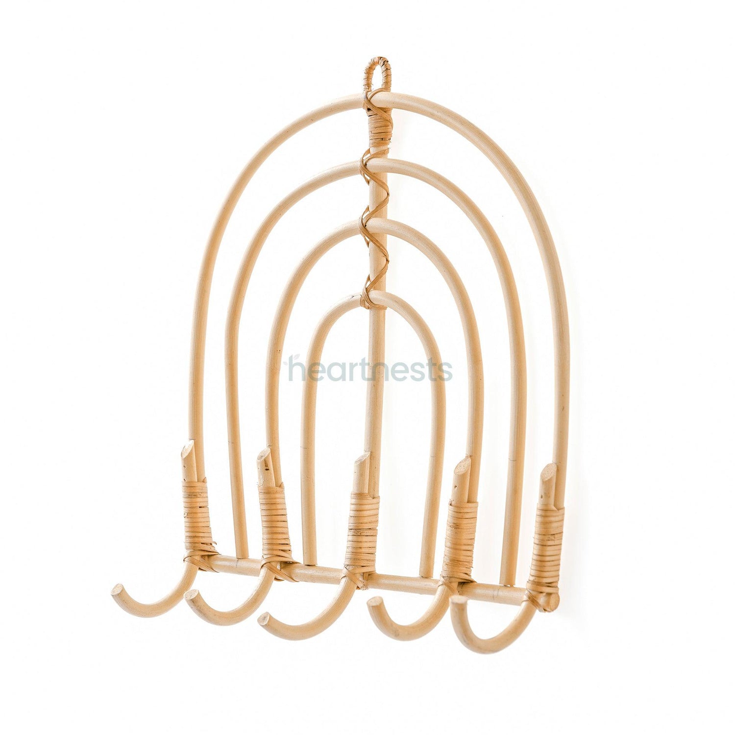 Fina Hook Rattan Wall Hanger Sustainable Wall Decor Artisan